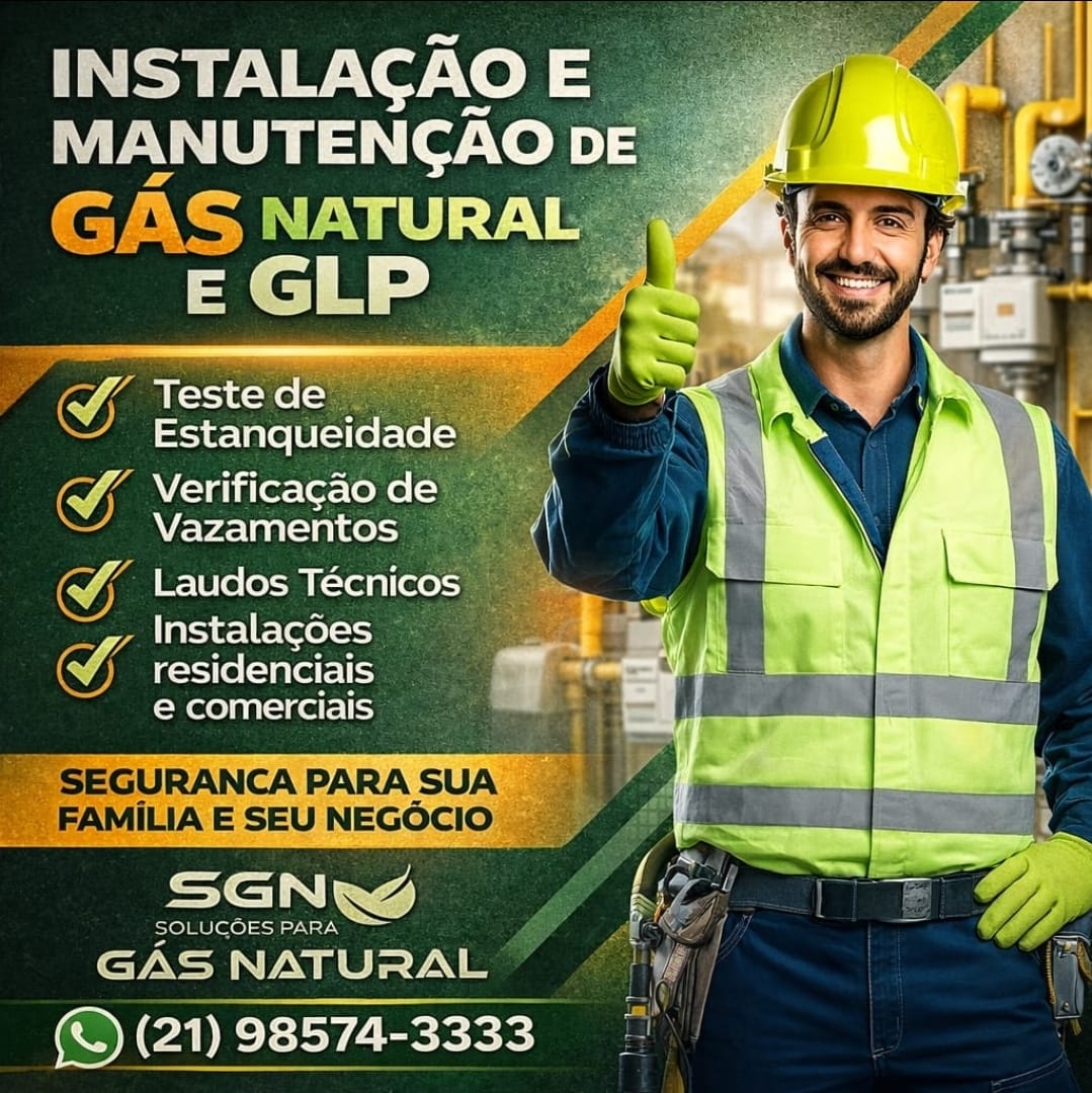 Gasista em Petropolis - SGN Gás Natural